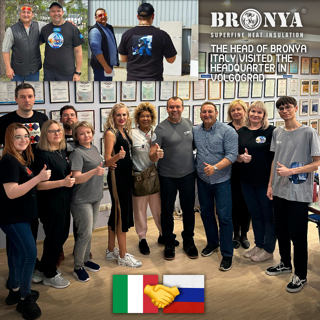 The head of Bronya Italy visited the headquarter in Volgograd (photo)