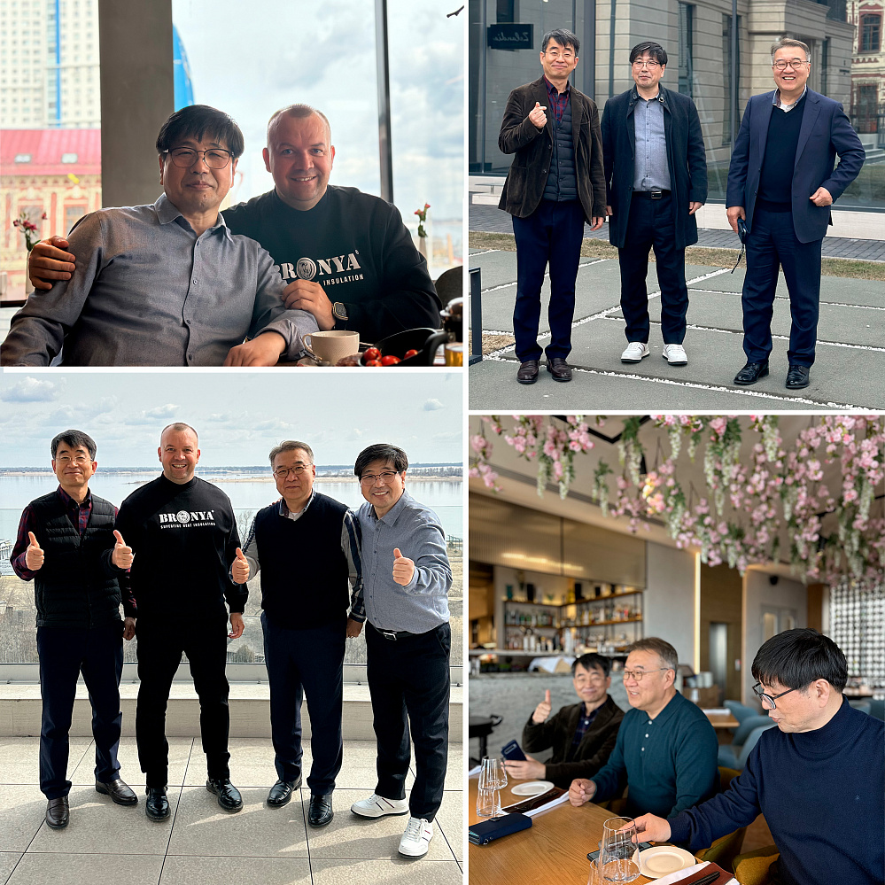 Our dealers from South Korea visited Bronya Volgograd!
