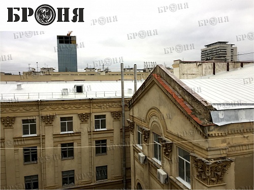Полимерный Гидроизолятор Броня АкваБлок на крыше Дома ПрофСоюзов г. Волгоград (фото)