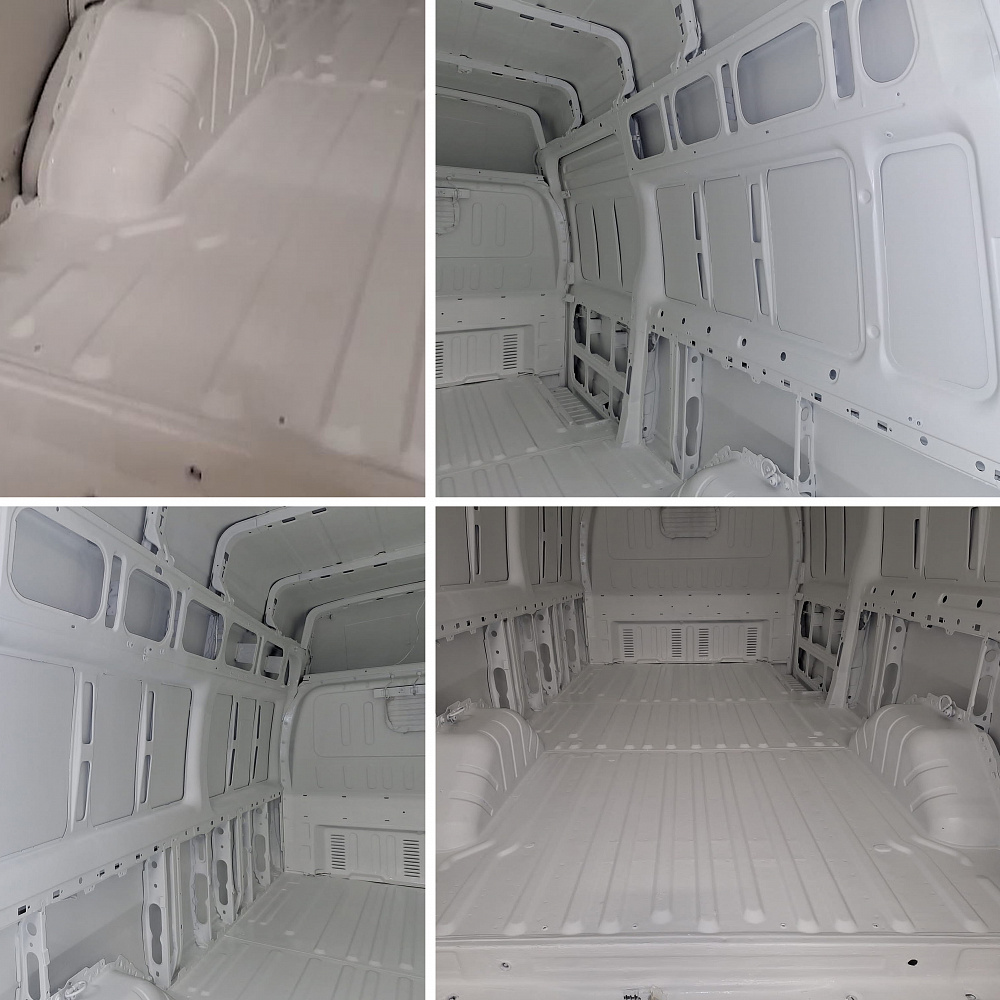 Example of car body treatment from inside using Bronya Antirust NF and Bronya Classic NF from Prague, Czech Republic
